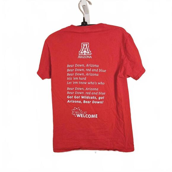 Red Bear Down Arizona Wildcats T-Shirt - Picture 2 of 3